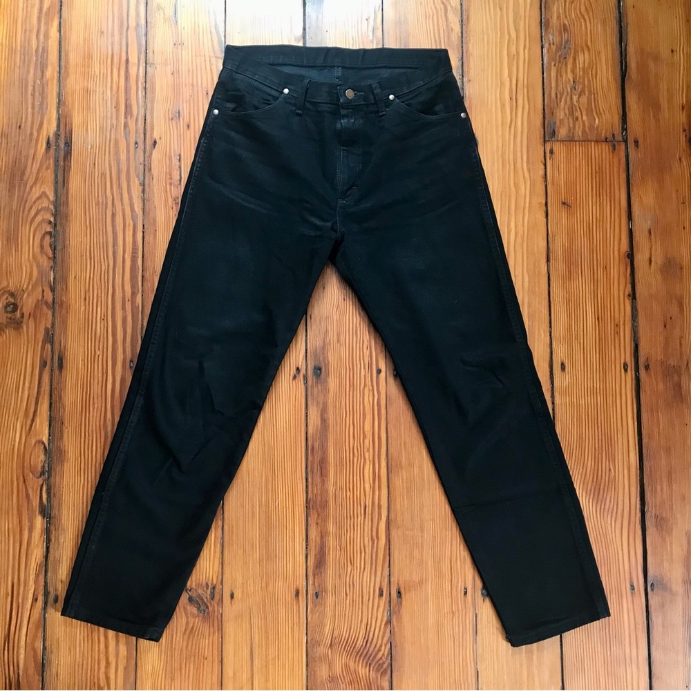 Wrangler Black Denim Mens